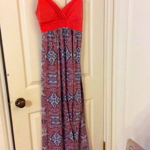Large maxi dress